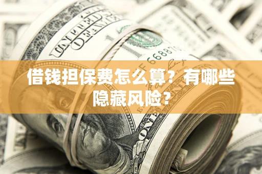 武汉借钱担保费怎么算？有哪些隐藏风险？