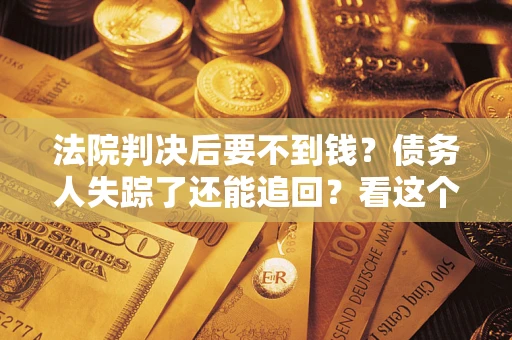 武汉法院判决后要不到钱？债务人失踪了还能追回？看这个方法！