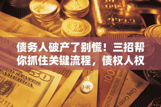 武汉债务人破产了别慌！三招帮你抓住关键流程，债权人权益不再缩水