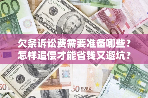 武汉欠条诉讼费需要准备哪些？怎样追偿才能省钱又避坑？