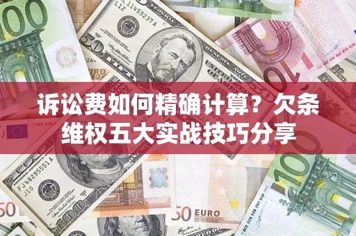 武汉诉讼费如何精确计算？欠条维权五大实战技巧分享
