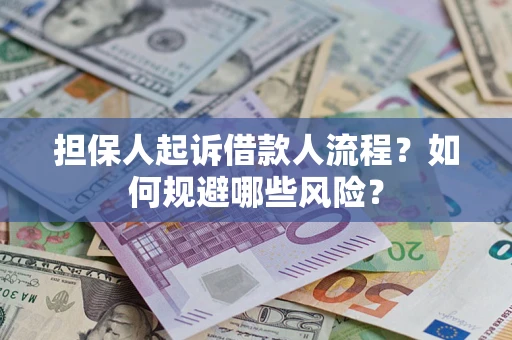 武汉担保人起诉借款人流程？如何规避哪些风险？