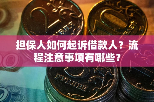 武汉担保人如何起诉借款人？流程注意事项有哪些？